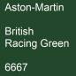 Preview: Aston-Martin, British Racing Green, 6667.